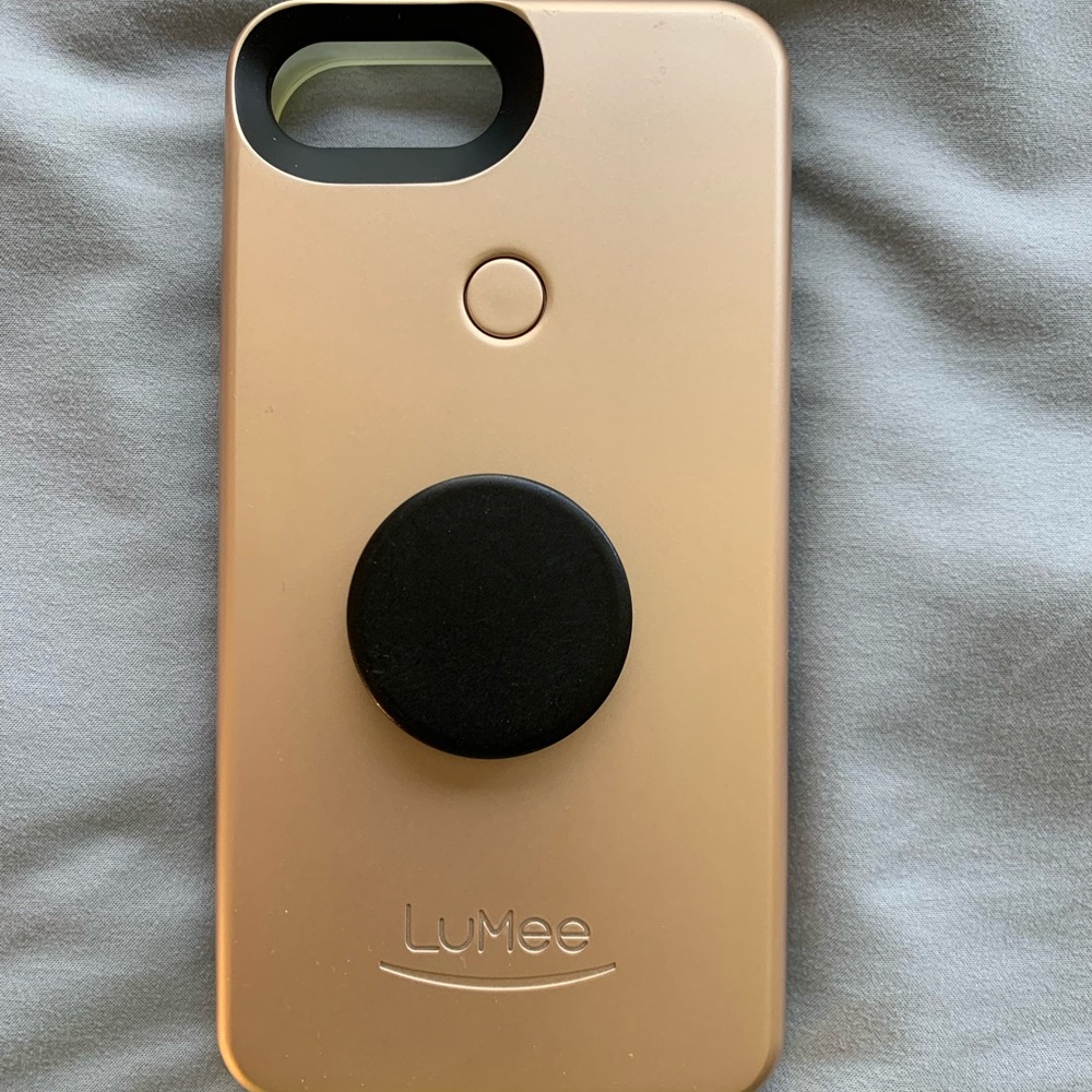 Gold LuMee case for IPhone 7 Plus